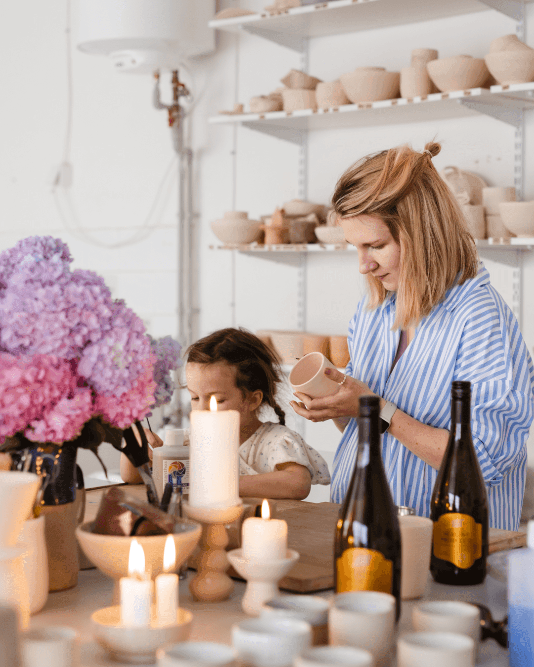 Glaze and wine workshop